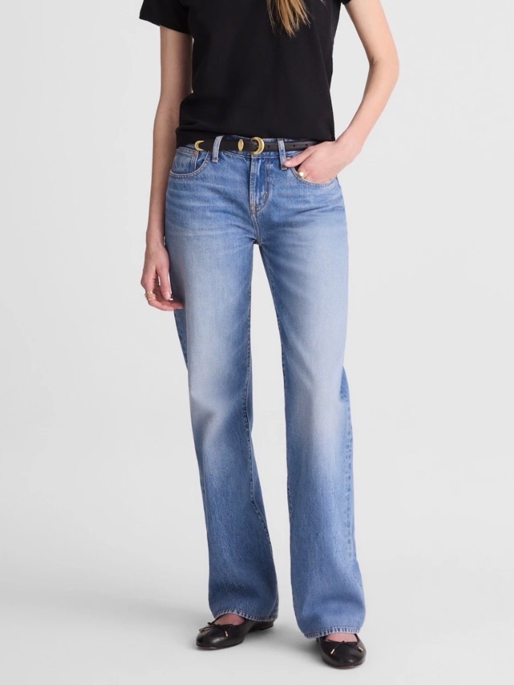 Madewell 90’s Low-Rise Straight-Leg Jeans (26)